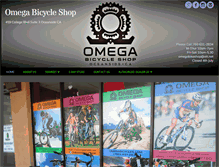 Tablet Screenshot of omegabicycleshop.com